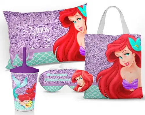 Kit festa do pijama Ariel