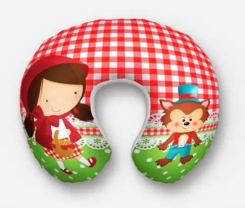 Almofada Pescoço Chapeuzinho Vermelho