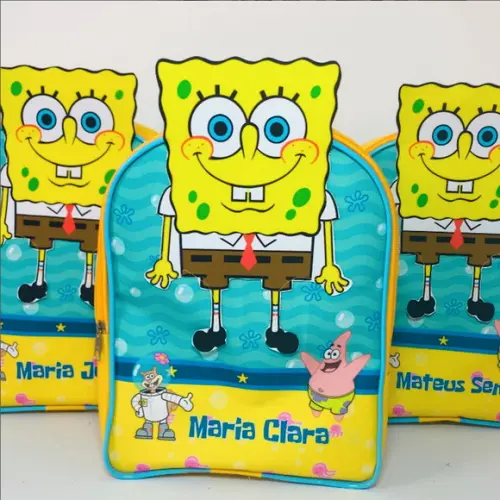 Mochila Personalizada Bob Sponja 3d