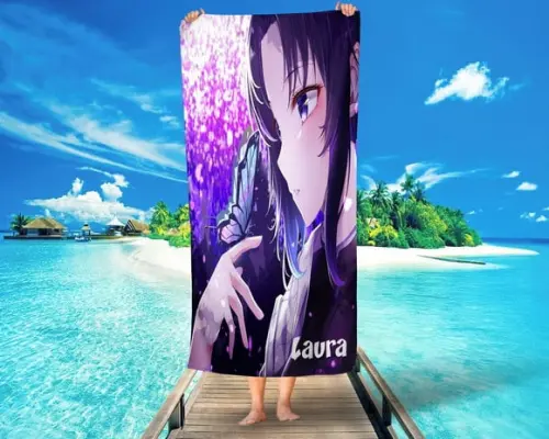 Toalha personalizada shinobu kocho Demon slayer