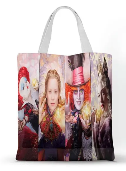 Ecobag ( Sacola Personalizada) Alice Atraves do Espelho
