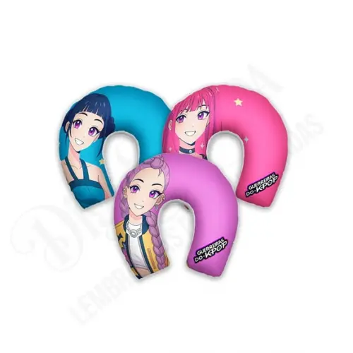 Almofada Pescoço Guerreiras K Pop Huntrix