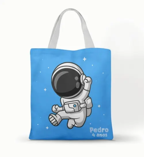 Ecobag ( Sacola ) 20x30 Astronauta
