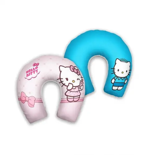 Almofada Pescoço Hello Kitty Rosa/azul