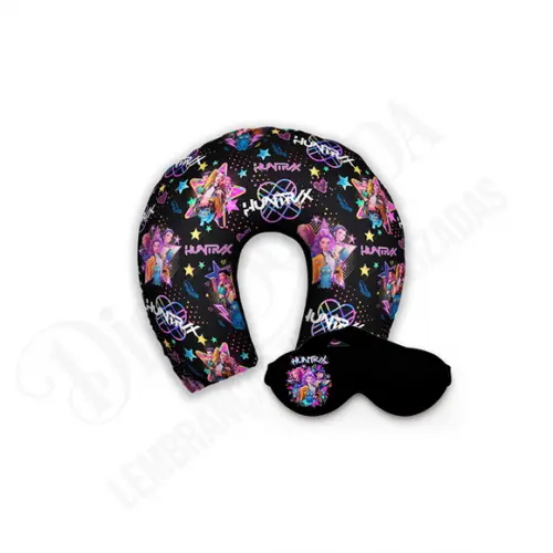 Kit Almofada Pescoço + Mascara Guerreiras K Pop
