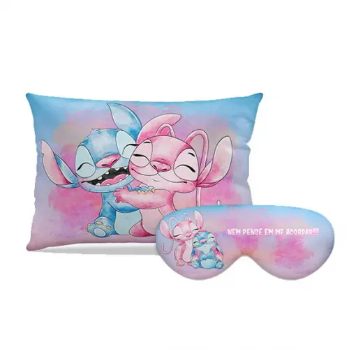 Kit Almofada + Mascara Lilo Stitch