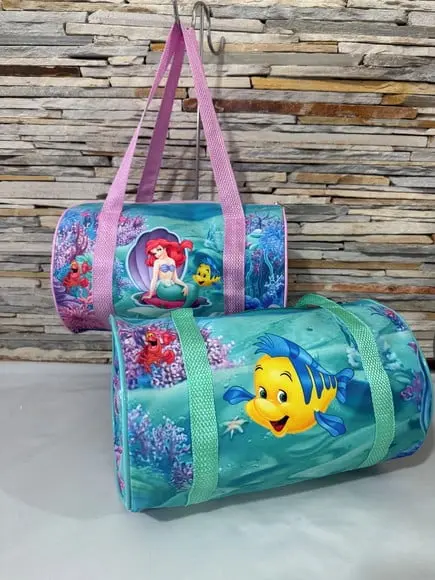 Bolsa Viagem Personalizada Ariel e Linguado