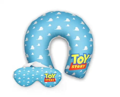 Kit Almofada Pescoço + Mascara de Dormir Toy Story