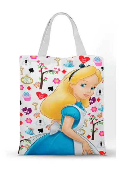 Ecobag ( Sacola Personalizada) Alice no Pais das Maravilhas