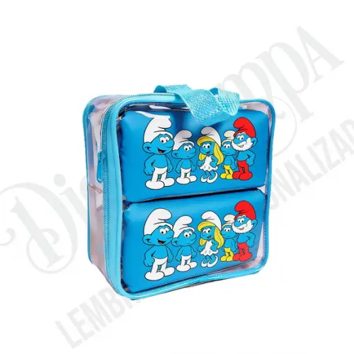 Kit Triplo Cristal G Smurfs