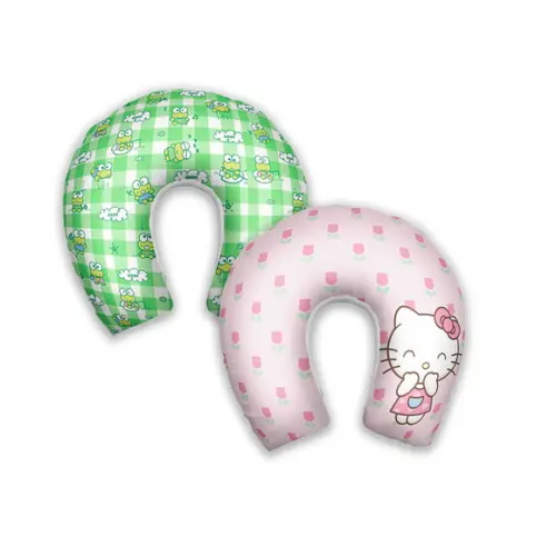 Almofada Pescoço Hello Kit e Sapinho Keroppi