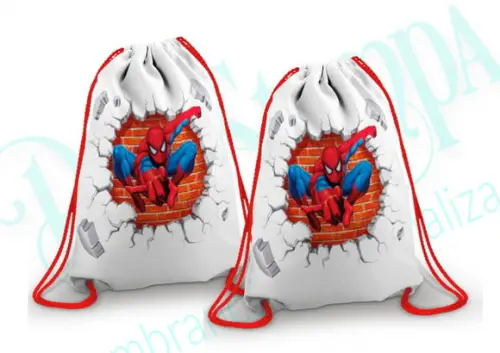 Mochilinha personalizada Homem aranha