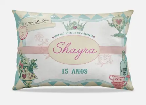 Almofadas Alice no pais das Maravilhas