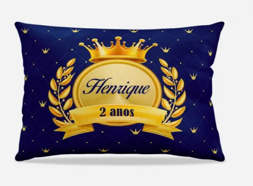 Almofada personalizada Reinado menino