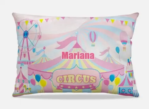 Almofada Circo rosa