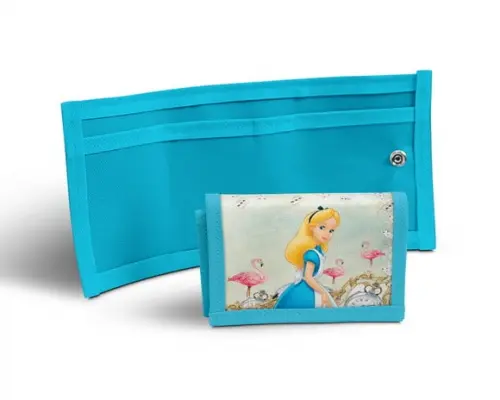Carteira infantil Alice no pais das maravilhas