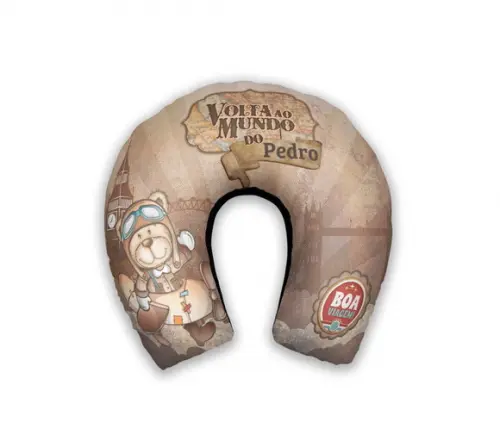 Almofada Pescoço Urso Aviador