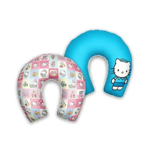 Almofada Pescoço Hello Kitty Rosa/azul