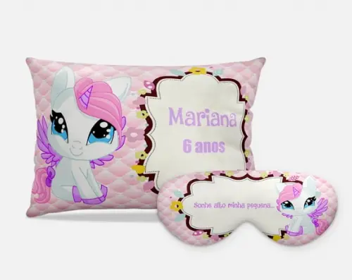 Kit Unicornio rosa floral
