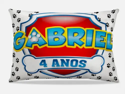Almofada personalizada Patrulha Canina