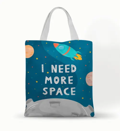 Ecobag ( Sacola ) 20x30 Astronauta