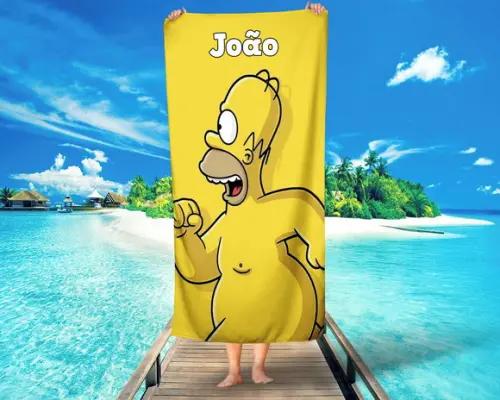 Toalha personalizada The Simpsons