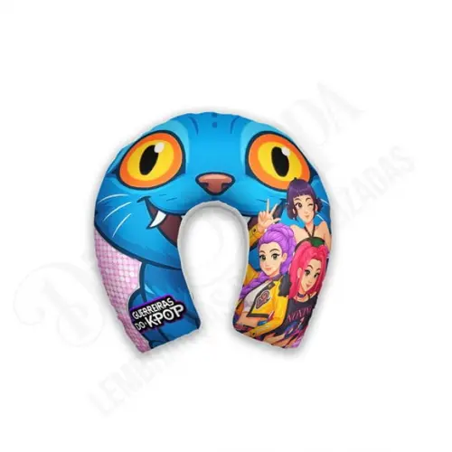 Almofada Pescoço Guerreiras K Pop Huntrix