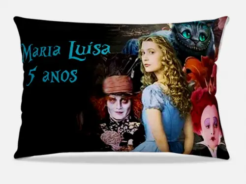 Almofadas personalizadas Alice atravéz do Espelho
