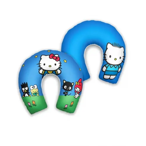 Almofada Pescoço Hello Kitty Rosa/azul