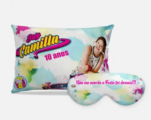 Kit Almofada e tapa olhos SOY LUNA