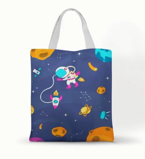 Ecobag ( Sacola ) 20x30 Astronauta