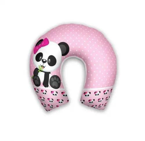 Almofada Pescoço Panda Rosa