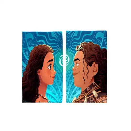 Toalha Lavabo 30x50cm Personalizada Moana