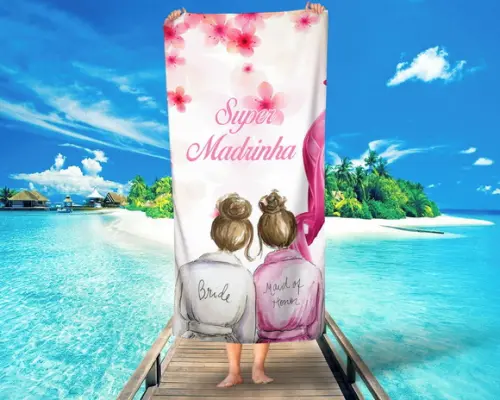 Toalha personalizada Madrinha