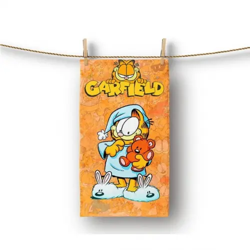 Toalha Lavabo 30x50cm Personalizada Garfield