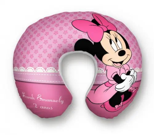 Almofada Pescoço Minnei Rosa