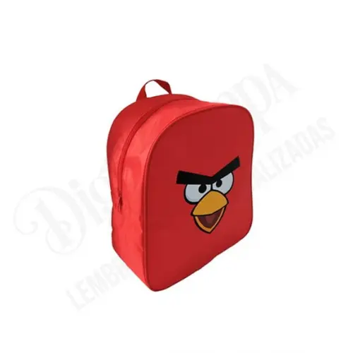 Mochila Personalizada Angry Bird Red