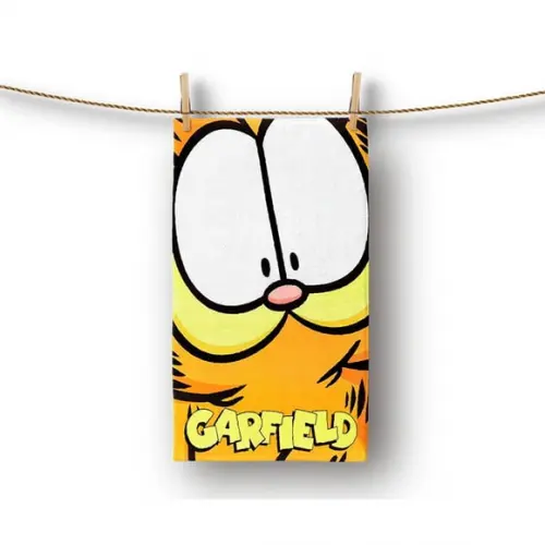 Toalha Lavabo 30x50cm Personalizada Garfield
