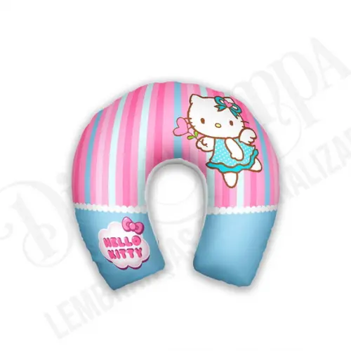 Almofada Pescoço Hello Kitty