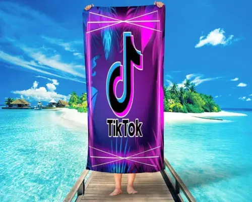 Toalha personalizada Tiktok