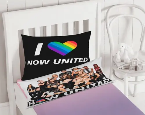 Fronha Now United + Almofada 30x90cm