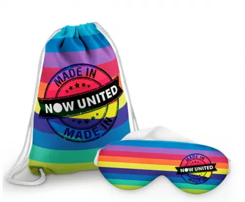 Kit Mochilinha + mascara NOW UNITED