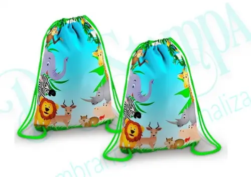 Mochilinha Personalizada Safari