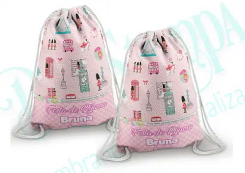 Mochilinha personalizada London