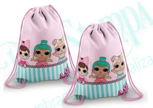 Mochilinha personalizada Unicornio