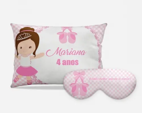 Kit Almofada + Tapa olhos Bailarina