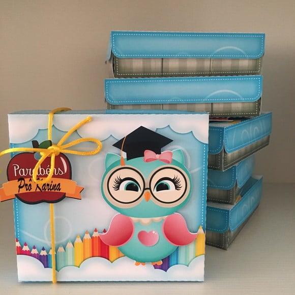 Caixa chocolate dia dos professores
