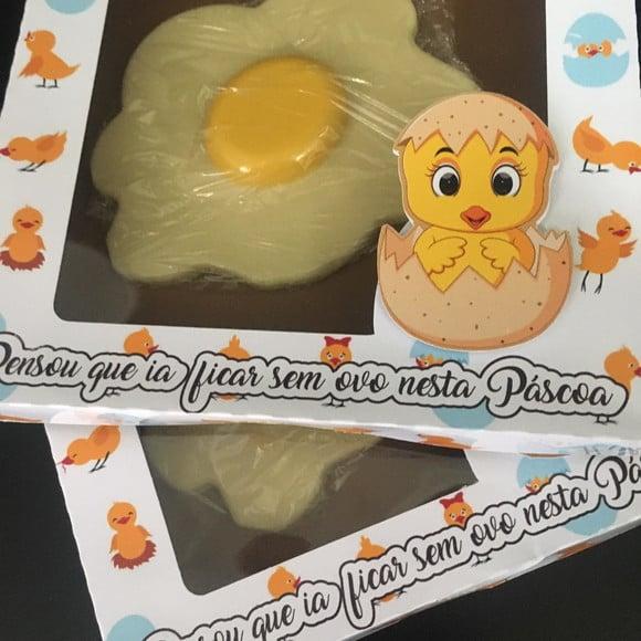 Caixa Ovo Frito Chocolate