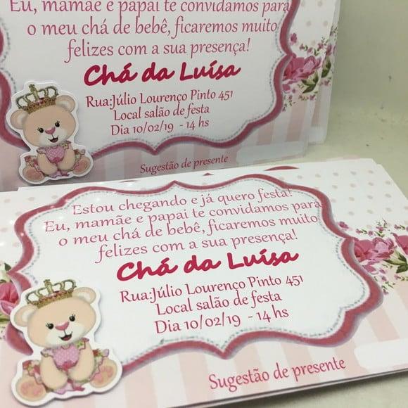 Convite Princesa Ursa