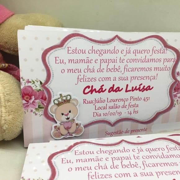 Convite Princesa Ursa